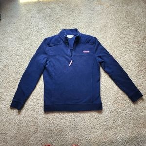 Women's Vineyard Vines Navy Blue Jakcet 1/4 Zip Pullover Size Small